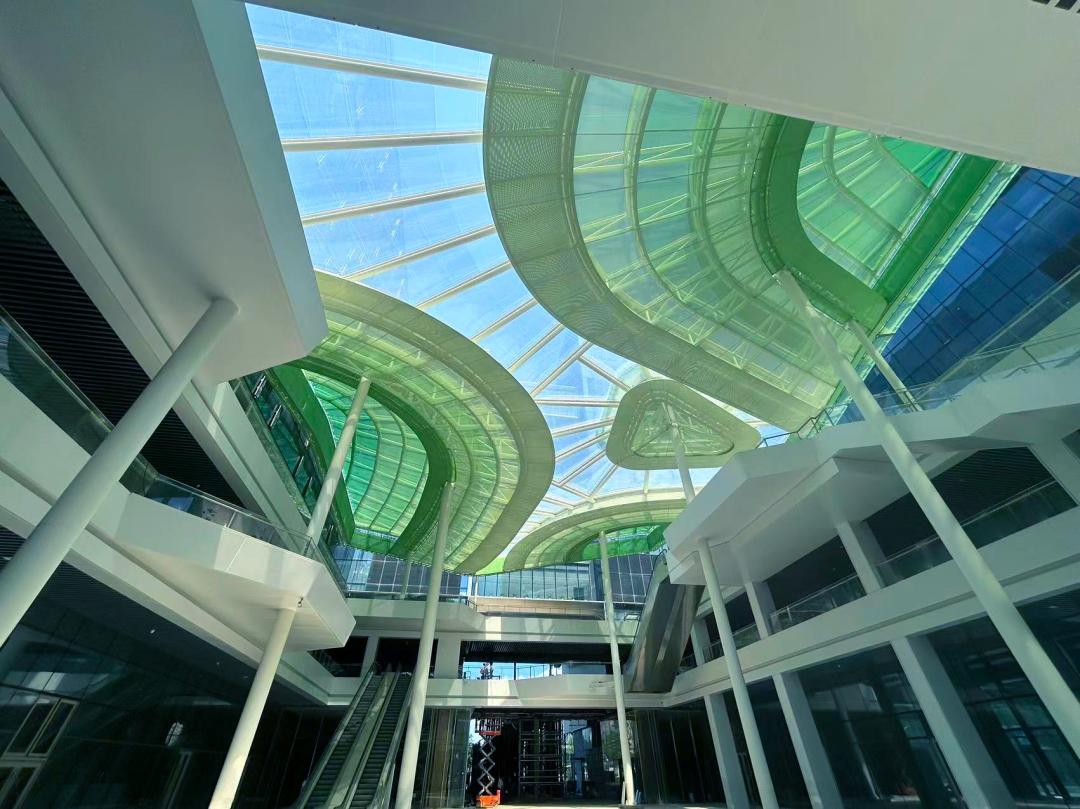 杭州爆紅新地標(biāo)！鋼膜結(jié)構(gòu)茶香穹頂！