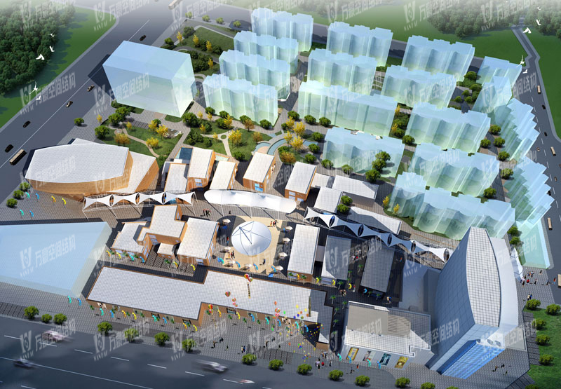 舟山恒都匯商業(yè)廣場膜結構